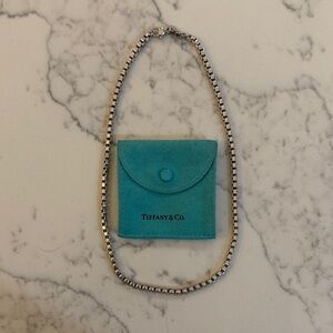 Tiffany & Co. Silver Venetian box link Necklace